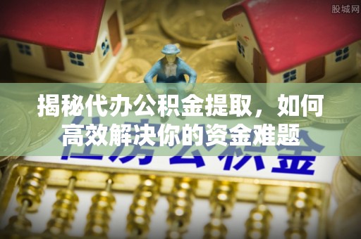 高树揭秘代办公积金提取，如何高效解决你的资金难题