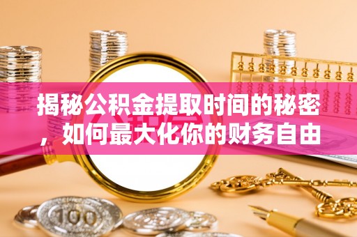 高树揭秘公积金提取时间的秘密，如何最大化你的财务自由