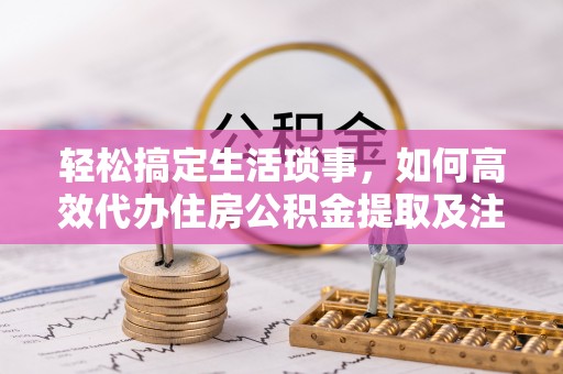 高树轻松搞定生活琐事，如何高效代办住房公积金提取及注意事项