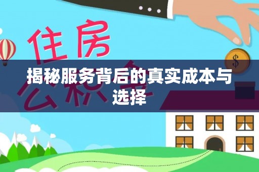 高树揭秘服务背后的真实成本与选择