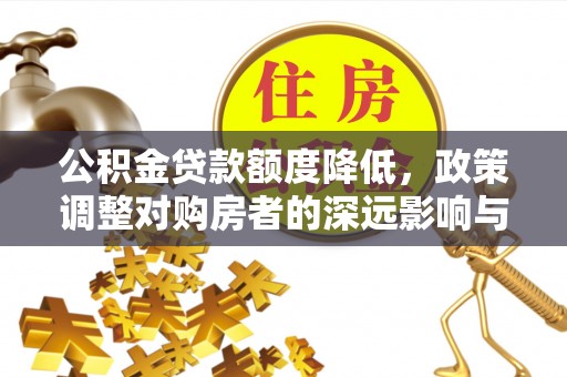 高树公积金贷款额度降低，政策调整对购房者的深远影响与应对策略