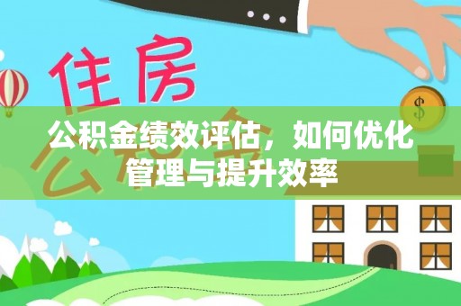 高树公积金绩效评估，如何优化管理与提升效率