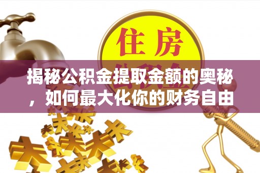 高树揭秘公积金提取金额的奥秘，如何最大化你的财务自由