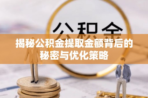 高树揭秘公积金提取金额背后的秘密与优化策略