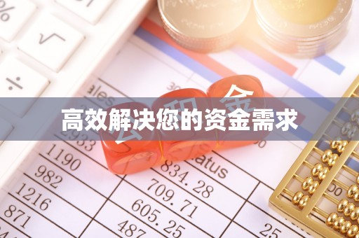 高树高效解决您的资金需求