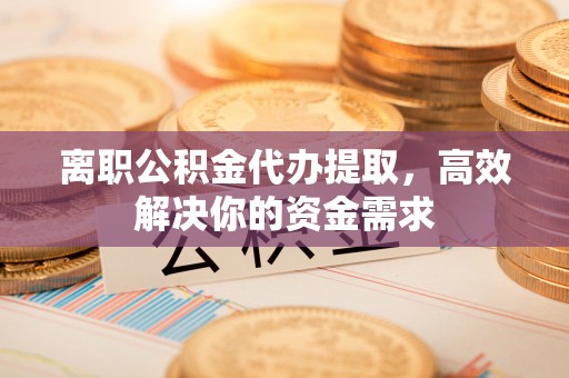 高树离职公积金代办提取，高效解决你的资金需求