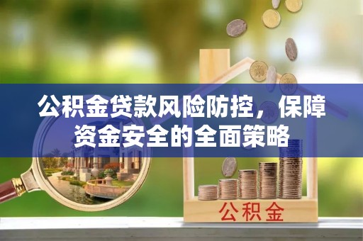 高树公积金贷款风险防控，保障资金安全的全面策略
