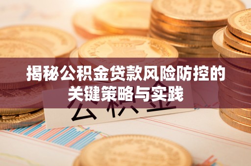 高树揭秘公积金贷款风险防控的关键策略与实践