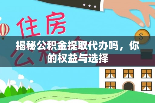 高树揭秘公积金提取代办吗，你的权益与选择