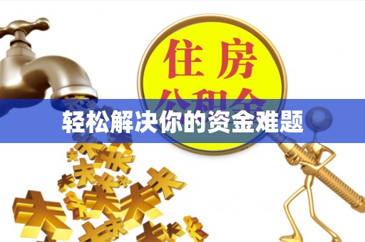 高树轻松解决你的资金难题