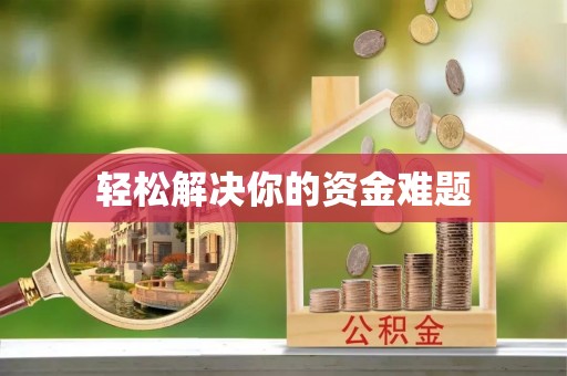 高树轻松解决你的资金难题