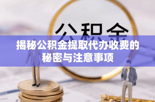 高树揭秘公积金提取代办收费的秘密与注意事项