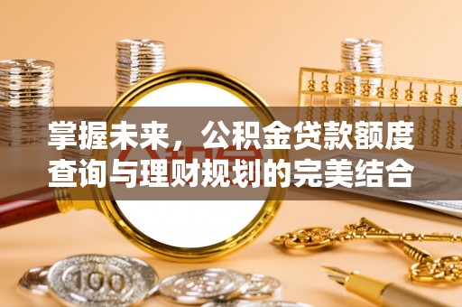 高树掌握未来，公积金贷款额度查询与理财规划的完美结合