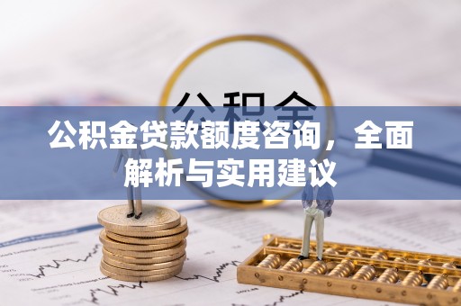 高树公积金贷款额度咨询，全面解析与实用建议