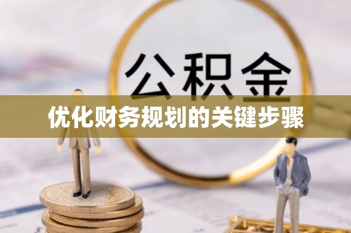 高树优化财务规划的关键步骤