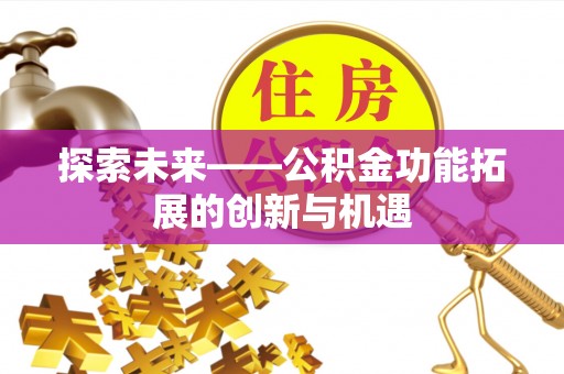 高树探索未来——公积金功能拓展的创新与机遇