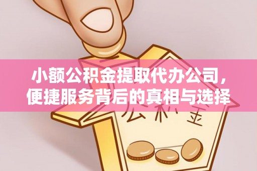 高树小额公积金提取代办公司，便捷服务背后的真相与选择