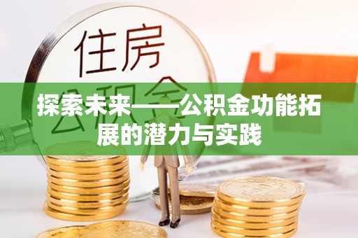 高树探索未来——公积金功能拓展的潜力与实践