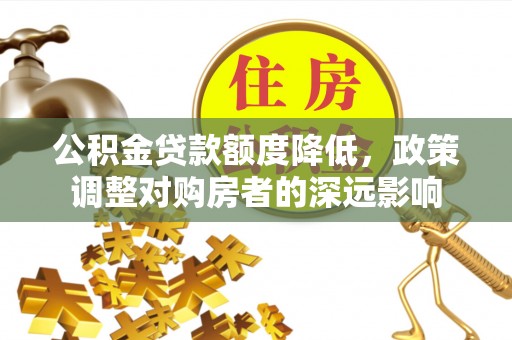 高树公积金贷款额度降低，政策调整对购房者的深远影响