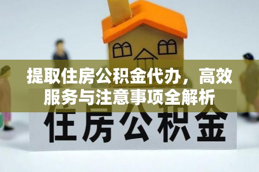 高树提取住房公积金代办，高效服务与注意事项全解析